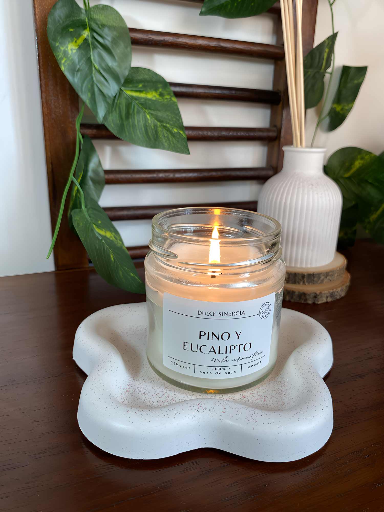 Velas Aromáticas de Cera de Soja